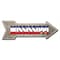 Signmission Mississippi Arrow Decal Funny Home Decor 18in Wide D-A-999741 - alternate 1